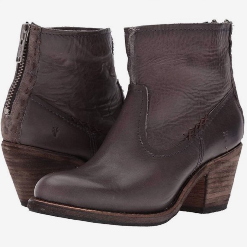 Frye Ankle Boots (chocolate brown)